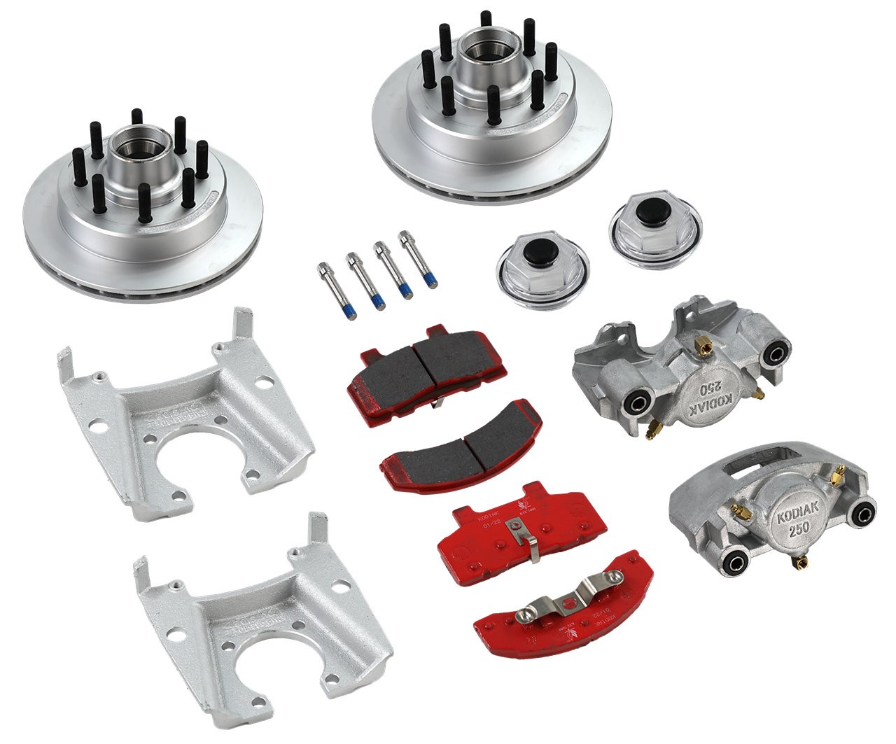 Kodiak Hub-Rotor Disc Brake Kit - One Axle  K71-2H-133-8D-5-DDD